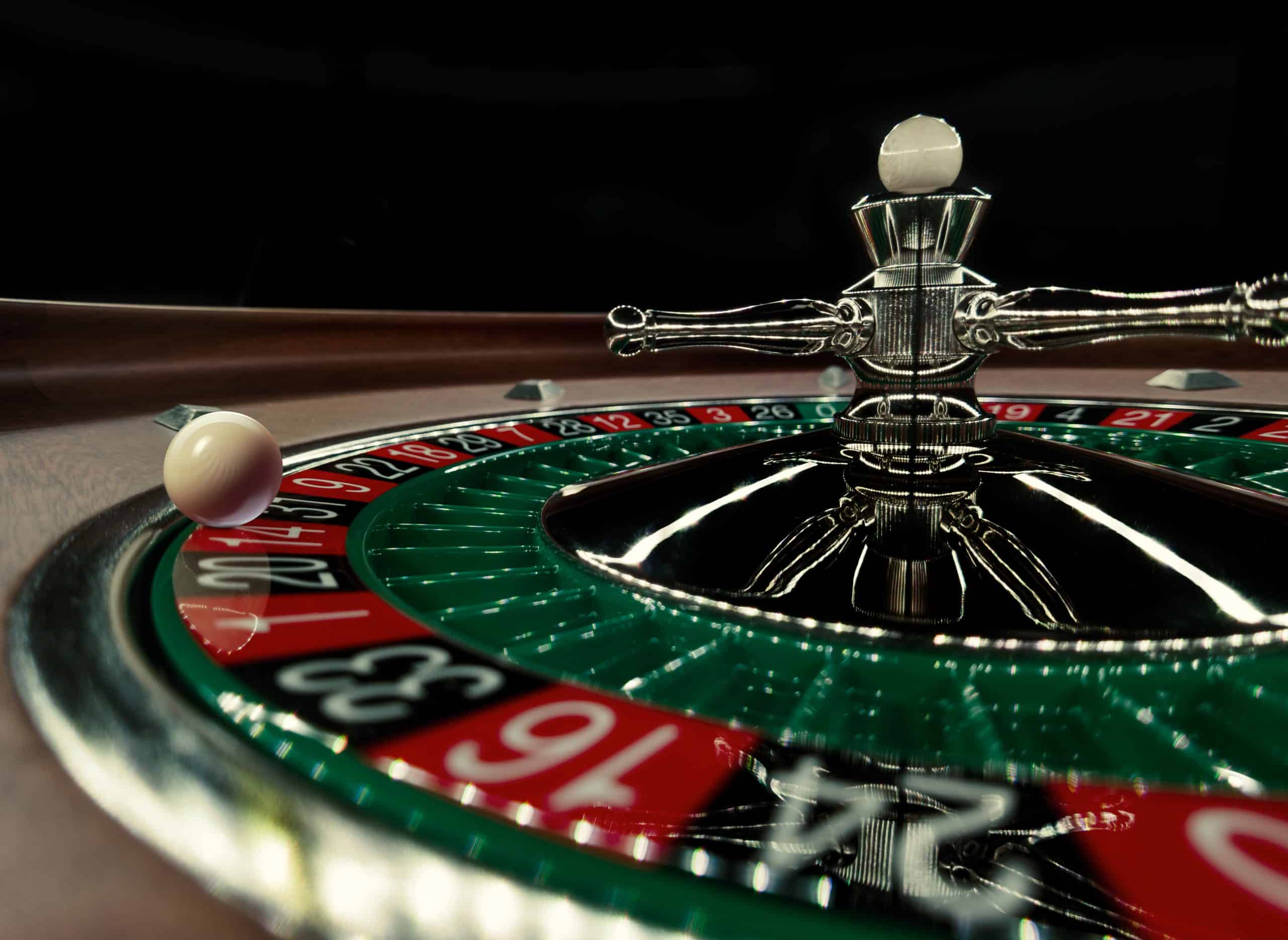 roulette table ball